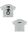 White Tee with lips tshirt