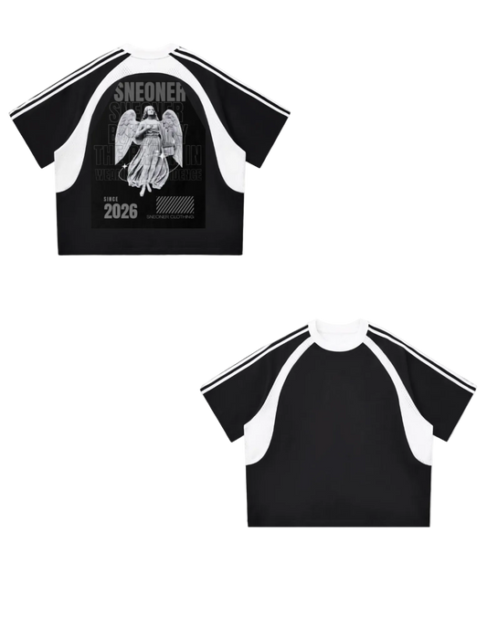 Graphic Black Jersey Tee (tshirt)