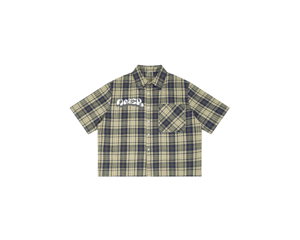 Essential plaid button-up shirt