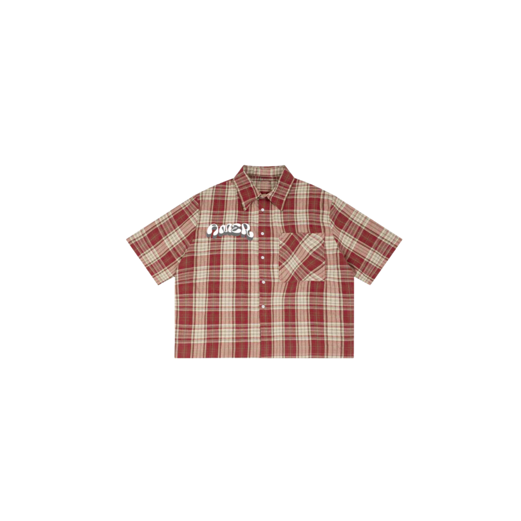 Essential plaid button-up shirt