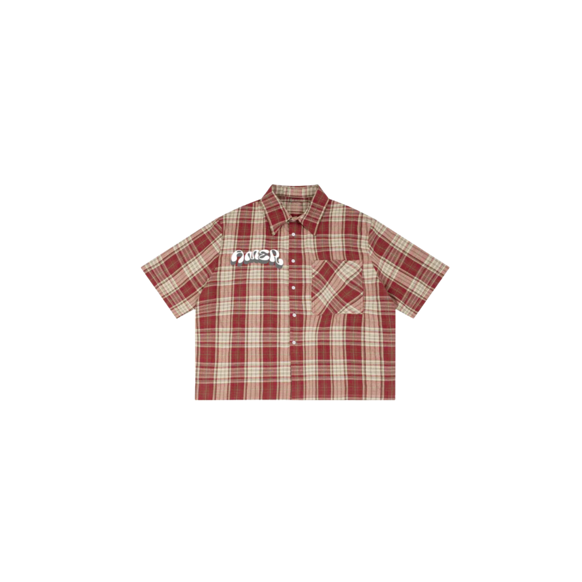 Essential plaid button-up shirt
