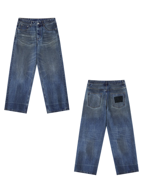 Baggy Jeans SNE logo Pants