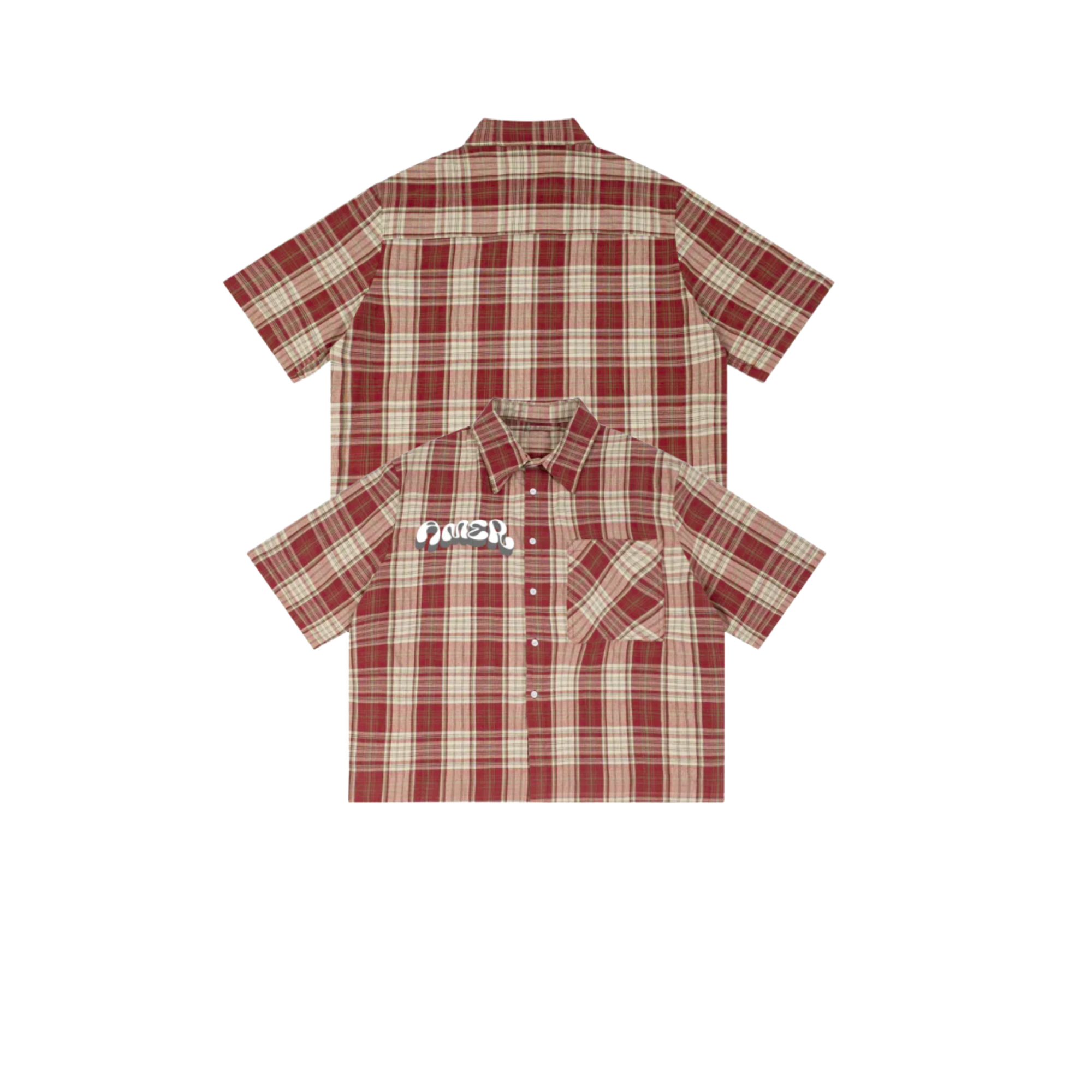 Essential plaid button-up shirt
