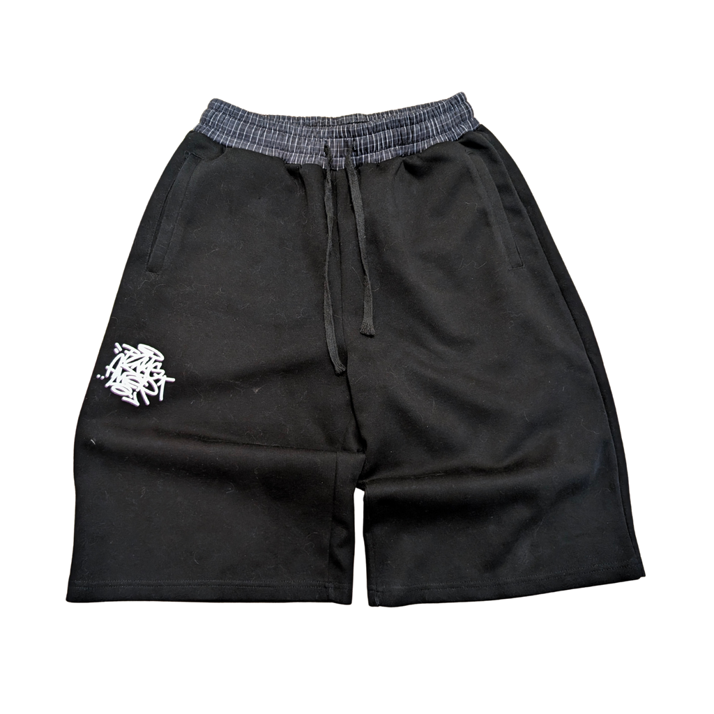 Baggy Plaid SweatShorts