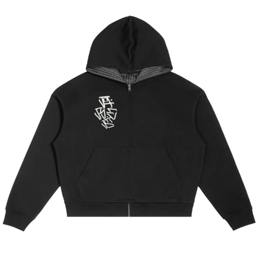 Noir Zip Hoodie